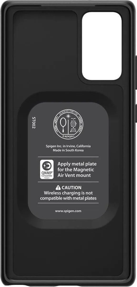 Spigen Thin Fit Hoesje ACS01414 - Samsung Galaxy Note20 - Zwart