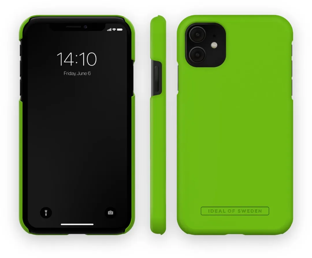iDeal of Sweden Fashion Case Seamless iPhone 11/XR - Hyper Lime - afbeelding 4 van 6