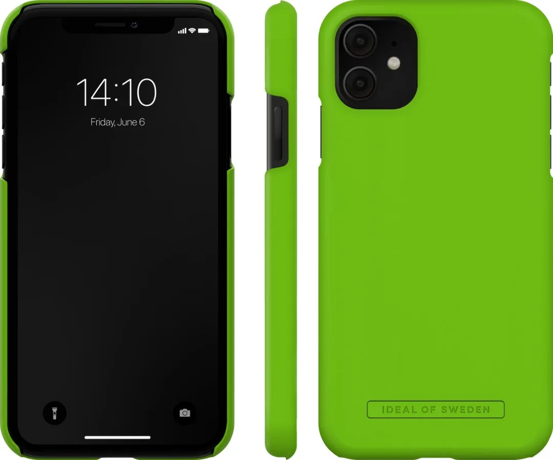 iDeal of Sweden Fashion Case Seamless iPhone 11/XR - Hyper Lime - afbeelding 3 van 6
