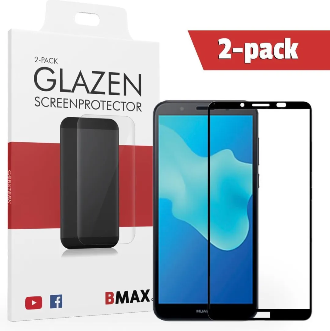 BMAX Glazen Screenprotector Huawei Y5 2018