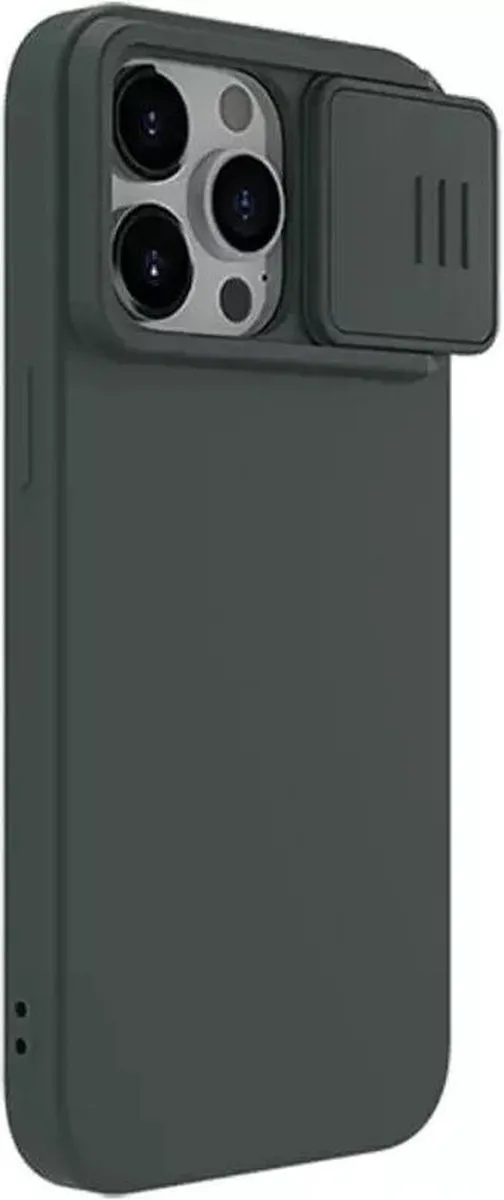 Nillkin CamShield Hoesje iPhone 15 Pro Max - Groen - MagSafe