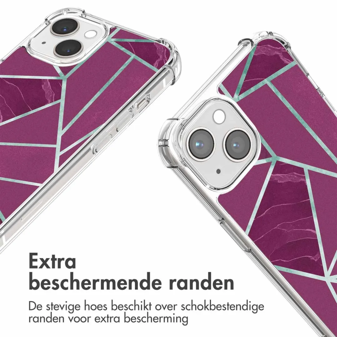 Imoshion Hoesje iPhone 14 Bordeaux Graphic