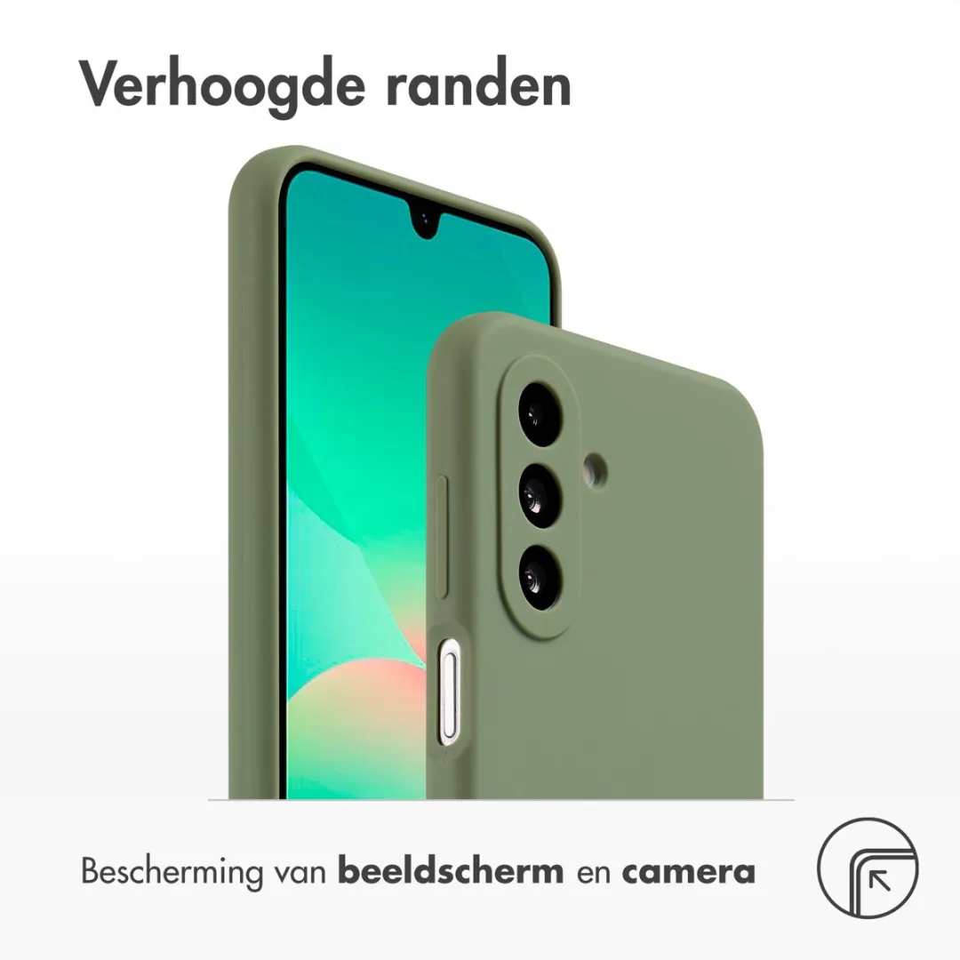 Accezz Hoesje Samsung Galaxy A26 Groen - Liquid Silicone