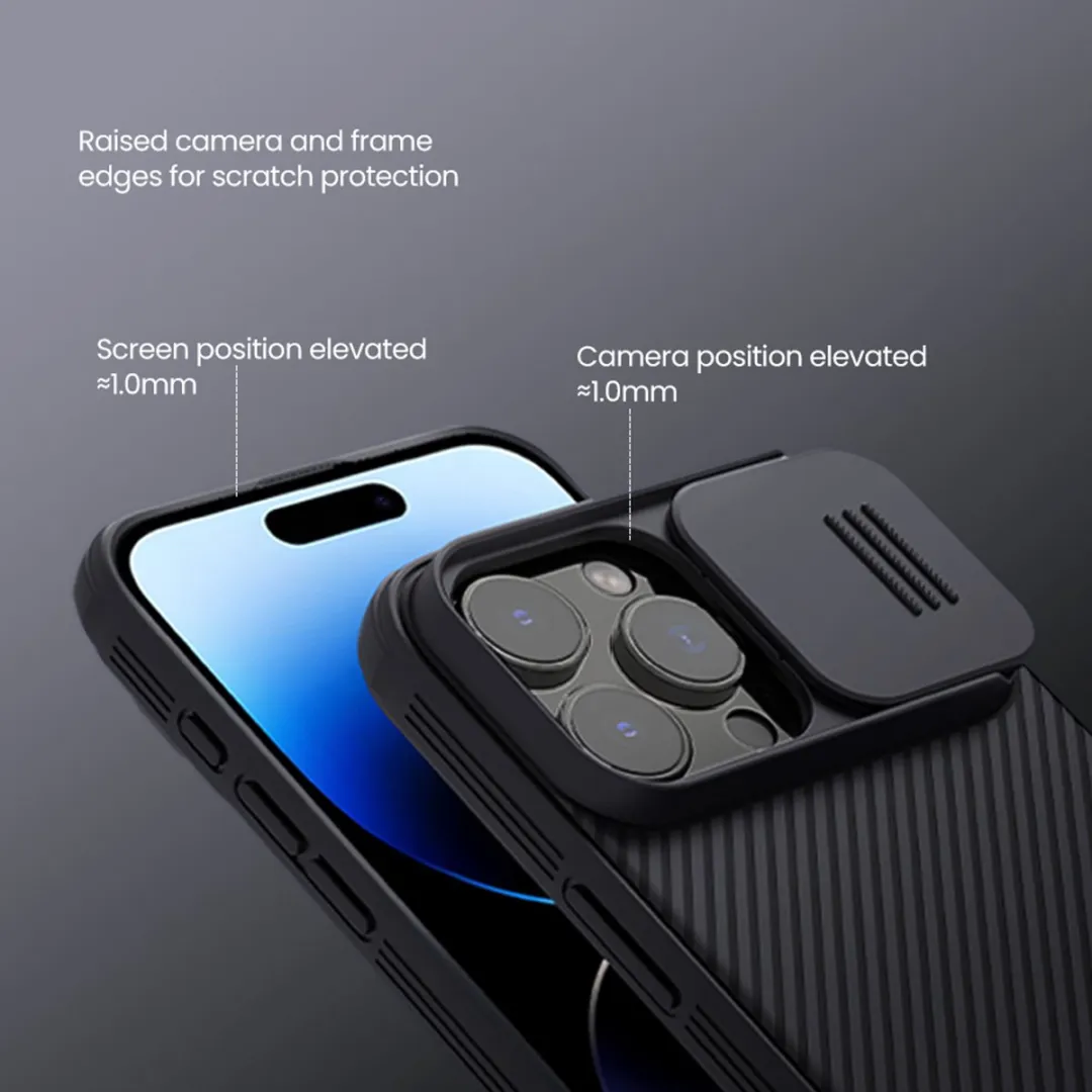 Nillkin CamShield Magnetisch Hoesje iPhone 16 Pro Max - 57983122105 - Zwart