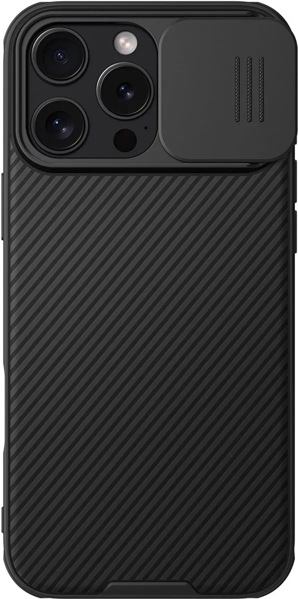 Nillkin CamShield Magnetisch Hoesje iPhone 16 Pro Max - 57983122105 - Zwart