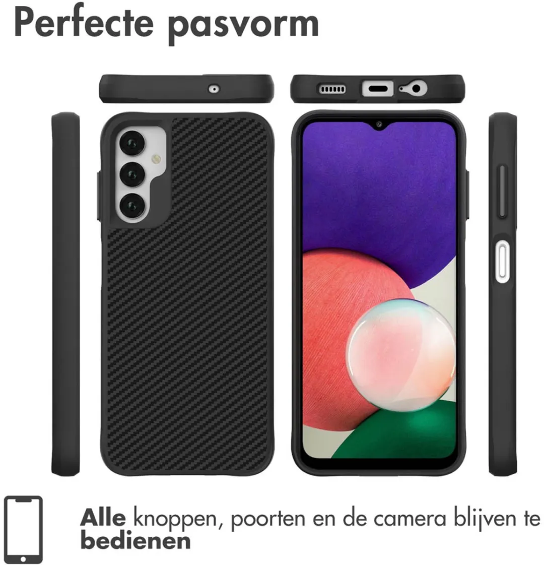 Imoshion Hybrid Carbon Hoesje Samsung Galaxy A14 - Zwart
