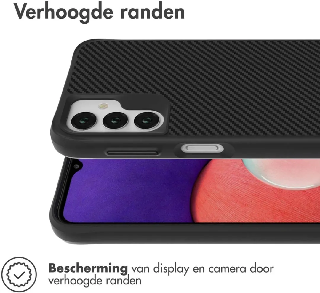 Imoshion Hybrid Carbon Hoesje Samsung Galaxy A14 - Zwart