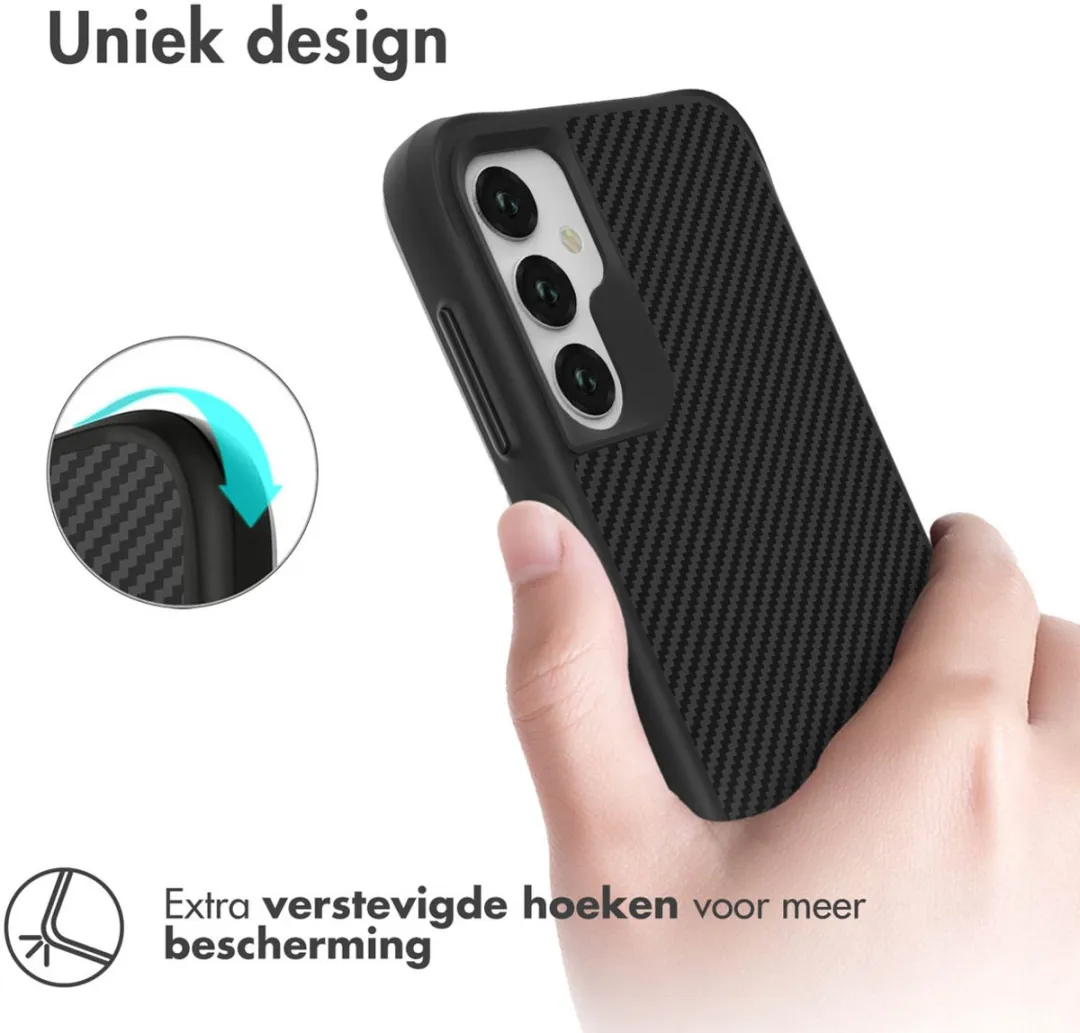 Imoshion Hybrid Carbon Hoesje Samsung Galaxy A14 - Zwart