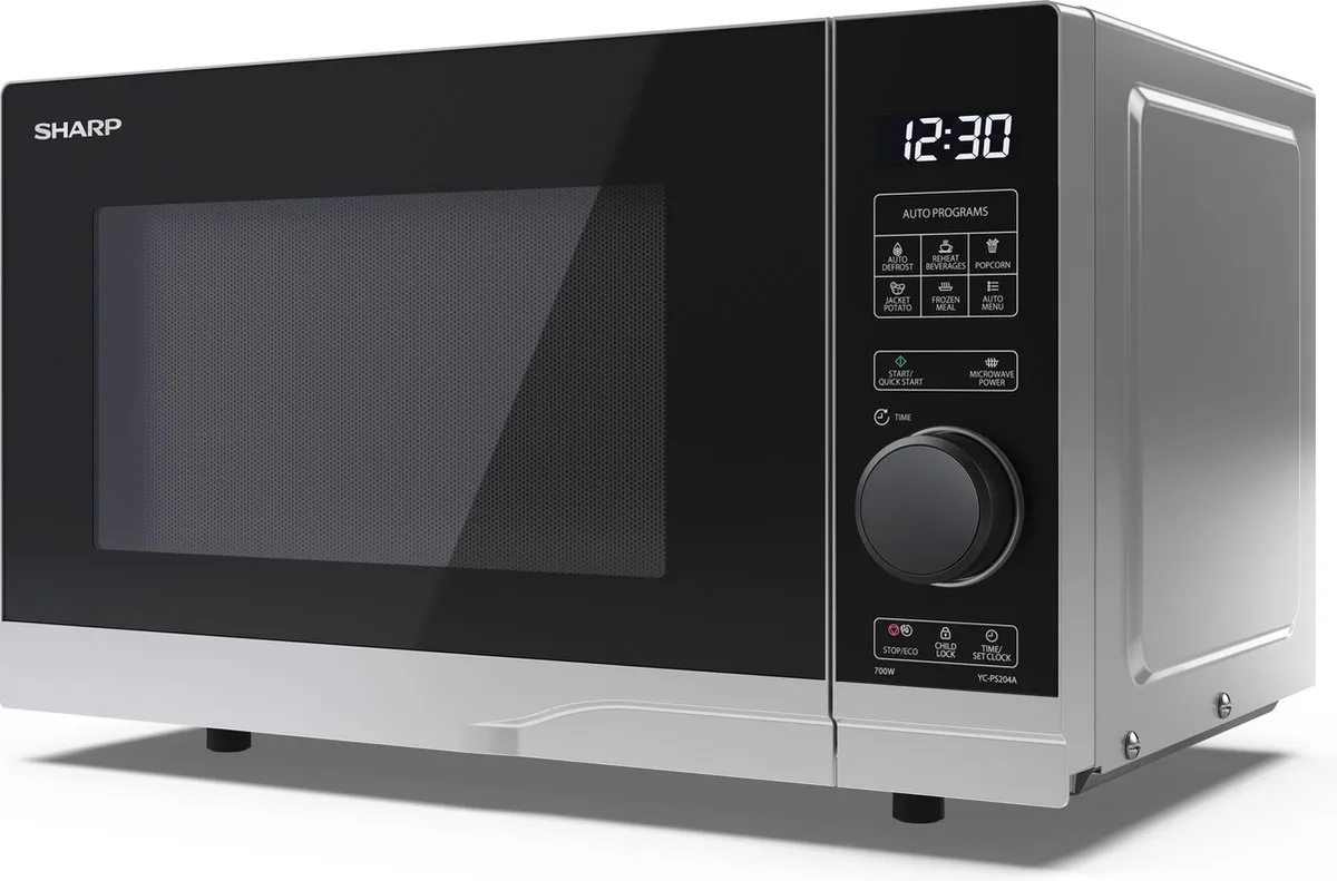 Sharp YC-PS204AE-S Magnetron 700W 20L - Zilver