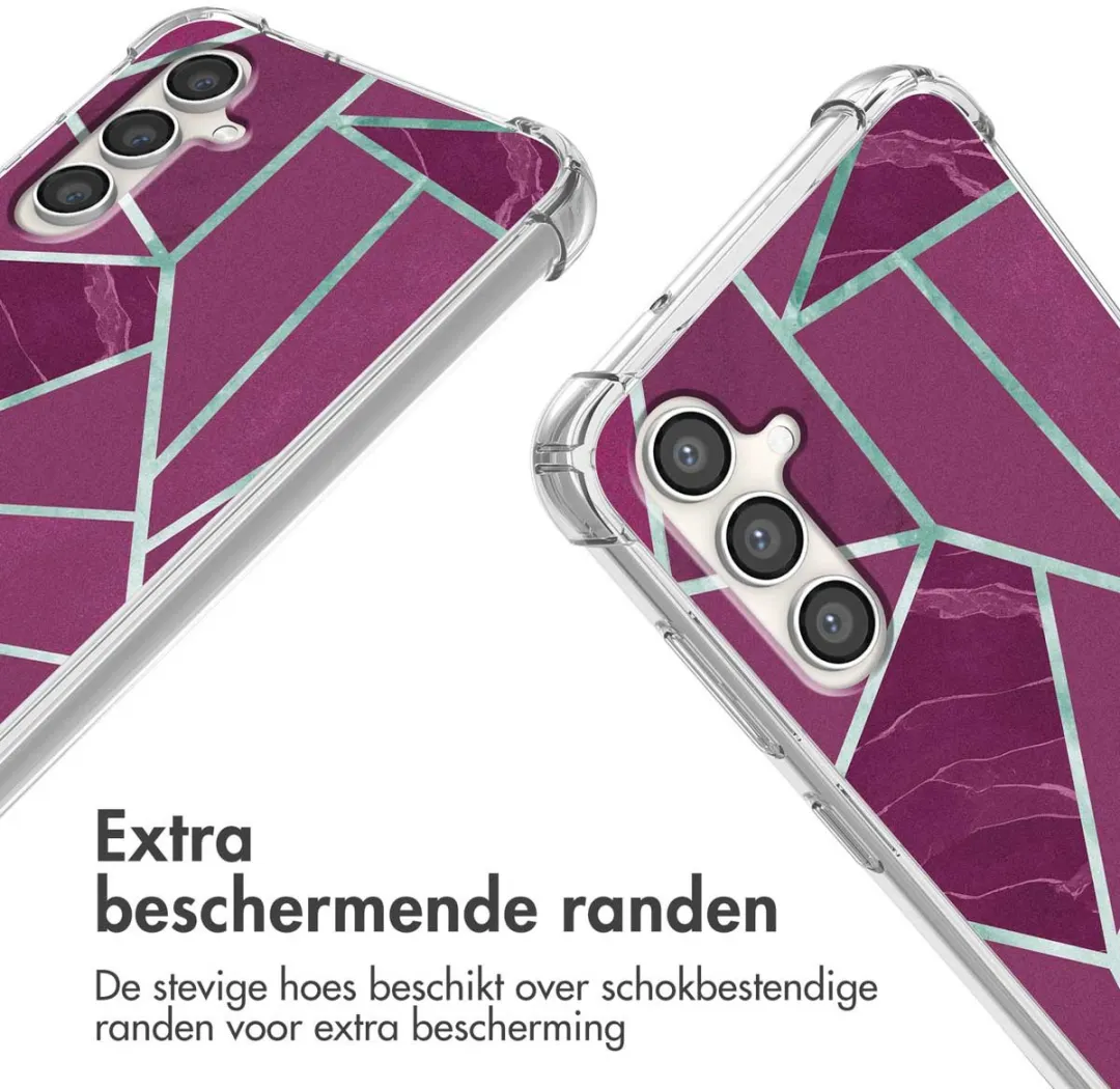 Imoshion Hoesje Samsung Galaxy S23 FE - Bordeaux Graphic