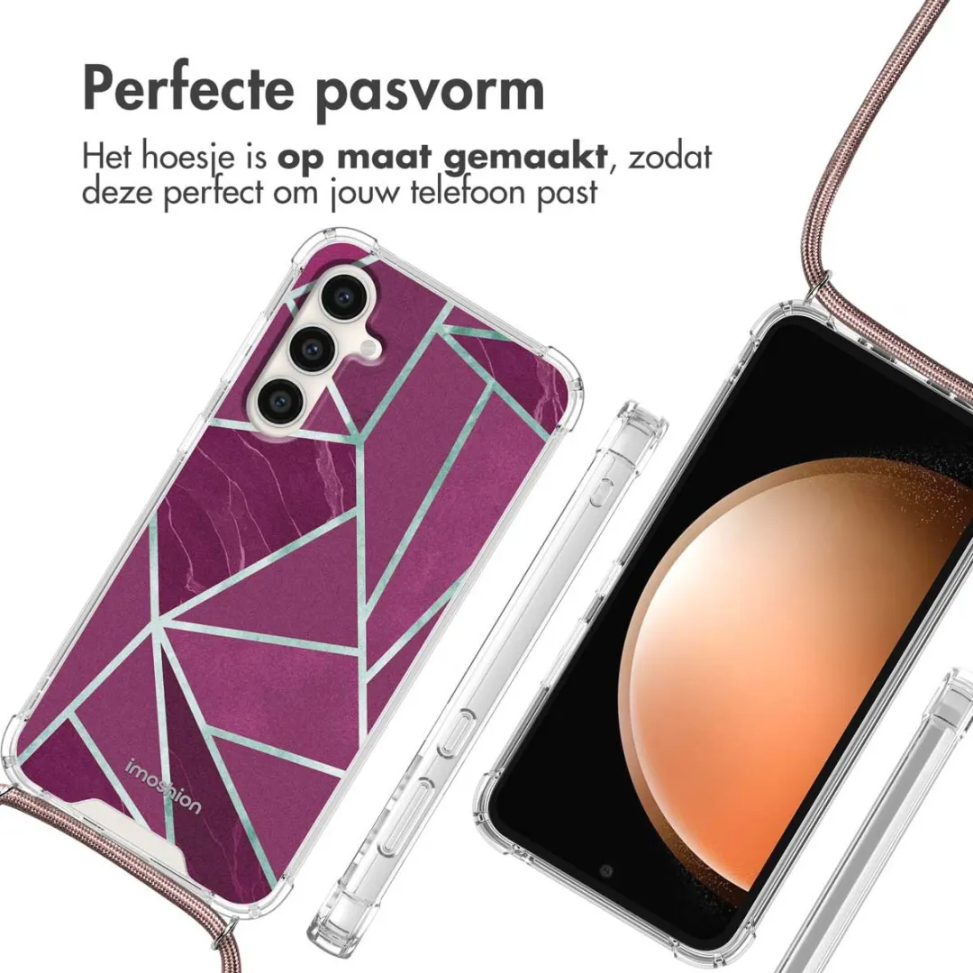 Imoshion Hoesje Samsung Galaxy S23 FE - Bordeaux Graphic