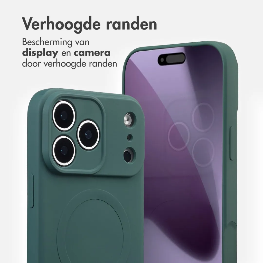 Imoshion Hoesje iPhone 17 Pro Max - Donkergroen MagSafe