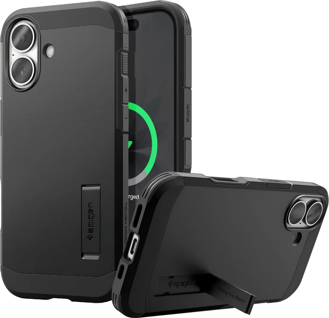Spigen Tough Armor T MagSafe Hoesje - iPhone 17 - Zwart