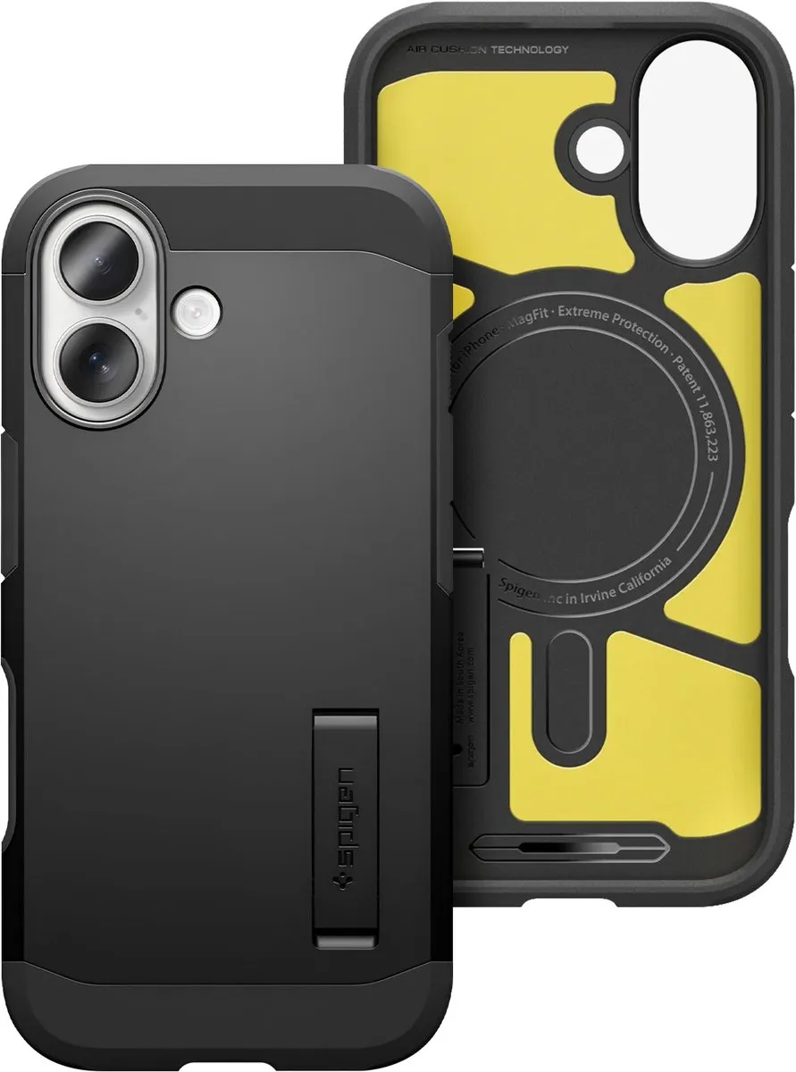 Spigen Tough Armor T MagSafe Hoesje - iPhone 17 - Zwart