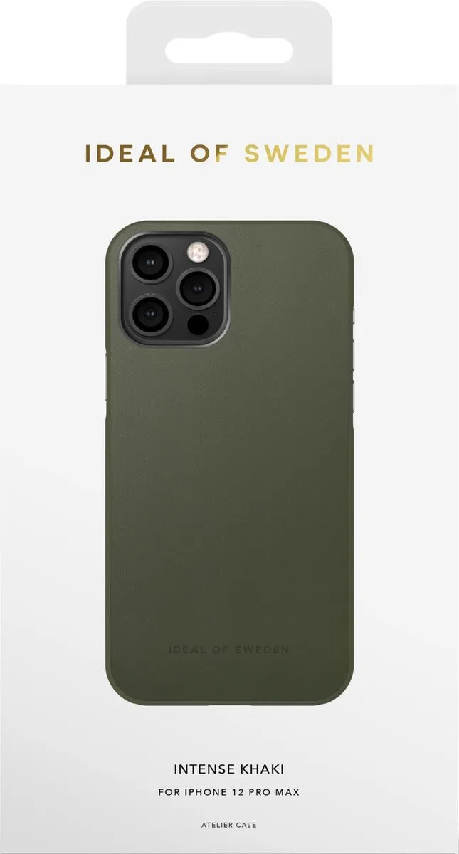 iDeal of Sweden Atelier Case iPhone 12 Pro Max Intense Khaki - IDACAW21-I2067-360