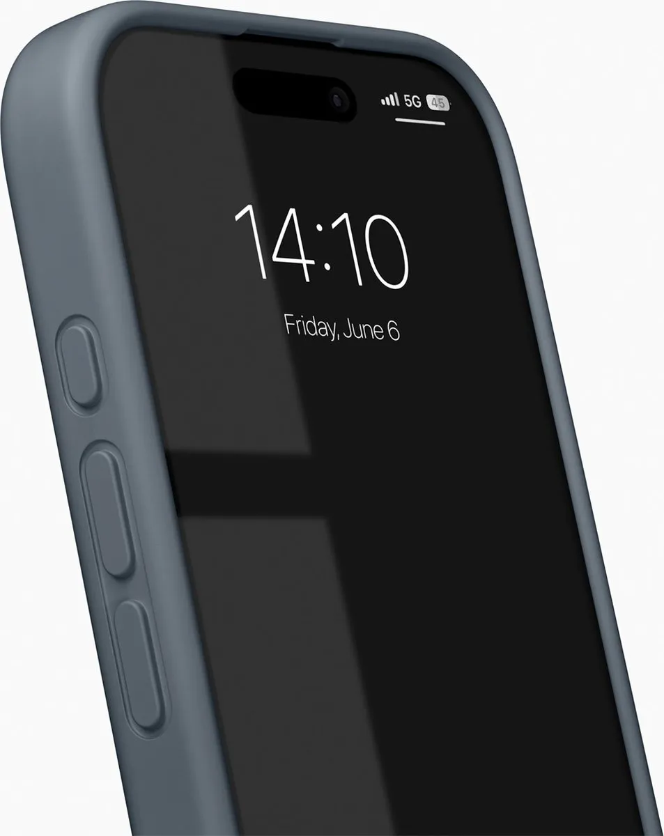 iDeal of Sweden iPhone 16 Silicone Hoes - Midnight Blue - IDSIC-I2461-411