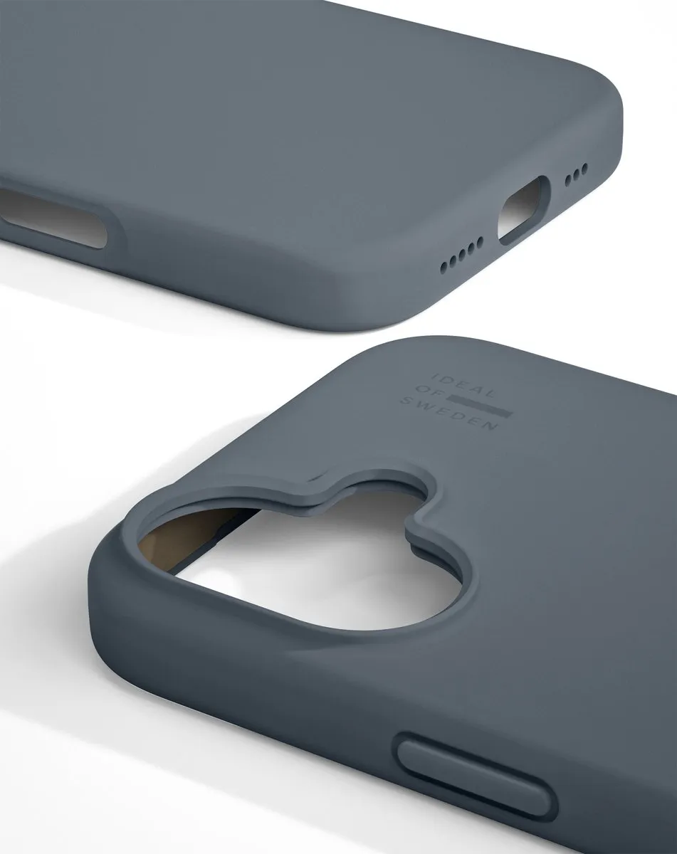 iDeal of Sweden iPhone 16 Silicone Hoes - Midnight Blue - IDSIC-I2461-411
