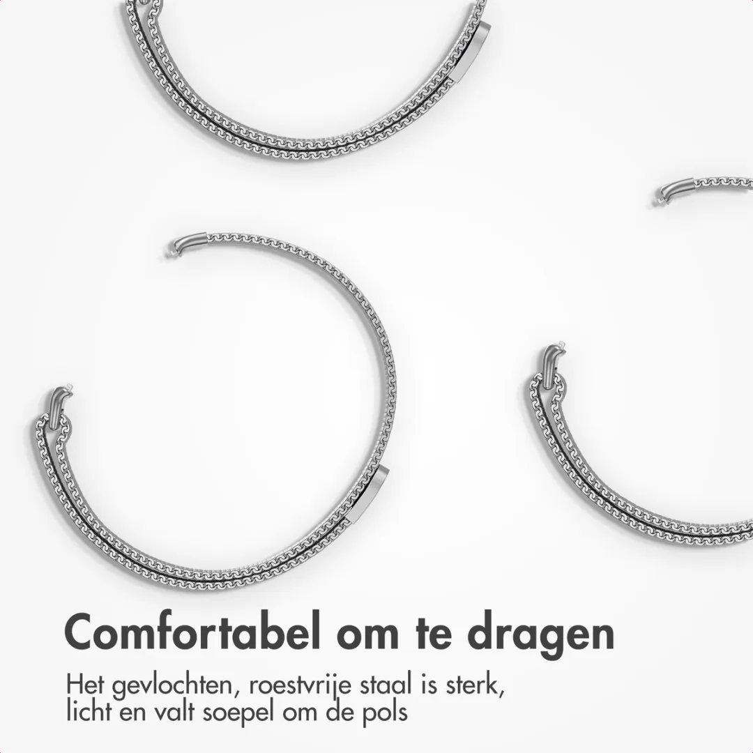 Imoshion Milanees Magnetisch Bandje - Xiaomi Smartwatch - Zilver