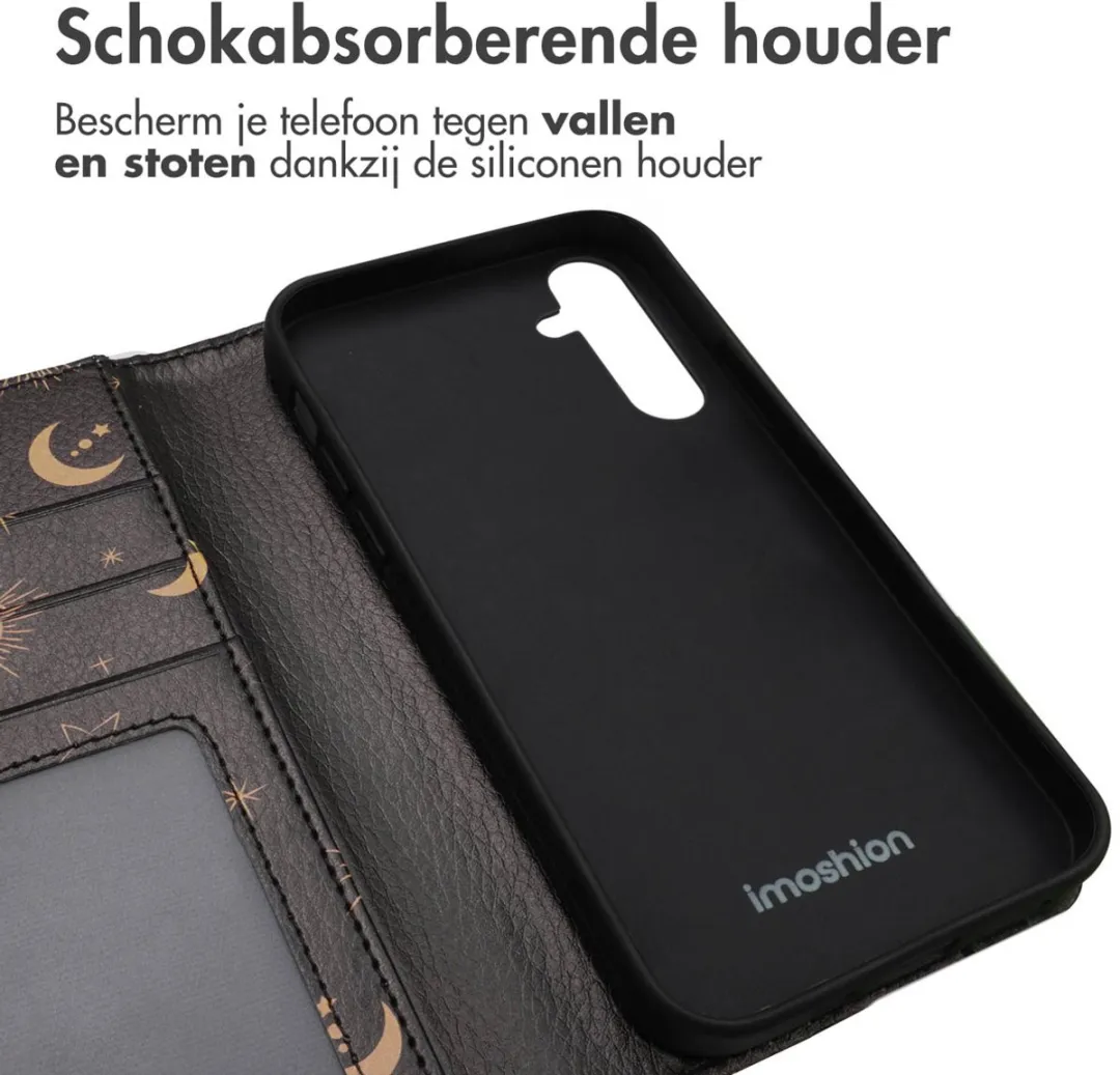 Imoshion Galaxy A55 Hoesje Sky Black - 3 Pasjes