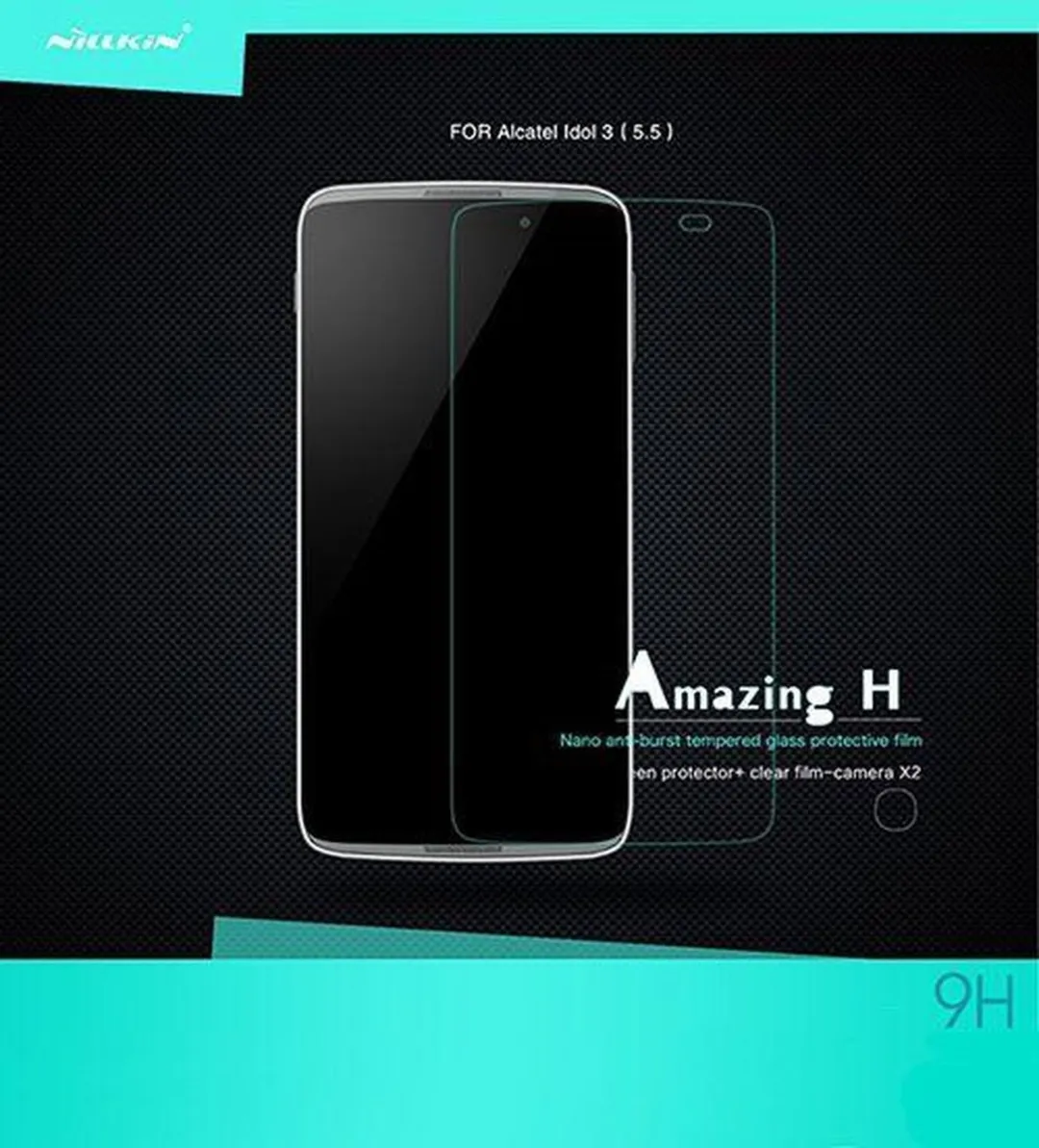 Nillkin Tempered Glass Screenprotector Alcatel One Touch Idol 3 5.5 - afbeelding 4 van 5