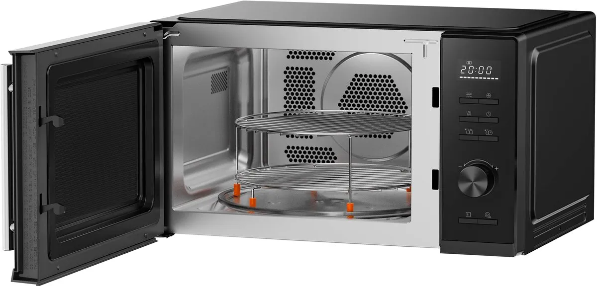 Inventum MN267CB Vrijstaande Combimagnetron 26L - 900W - Zwart