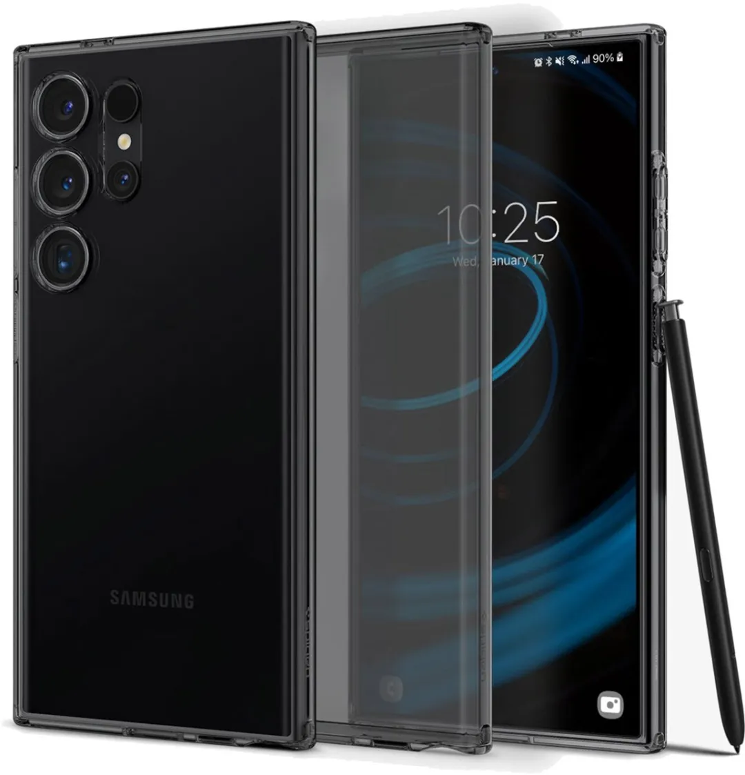 Spigen Liquid Crystal Hoesje ACS07284 - Samsung Galaxy S24 Ultra - Zwart