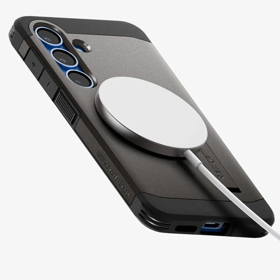 Spigen Tough Armor 13262 Hoesje - Samsung Galaxy S25 Plus - Gunmetal