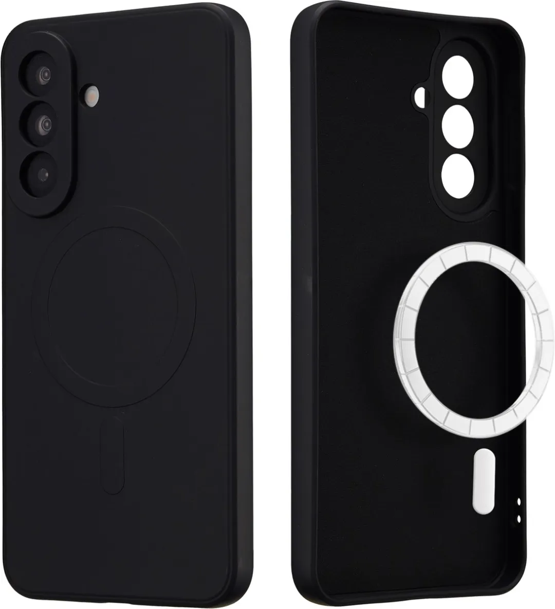 imoshiion Hoesje Samsung Galaxy A37 - Magnetische Ring - Zwart