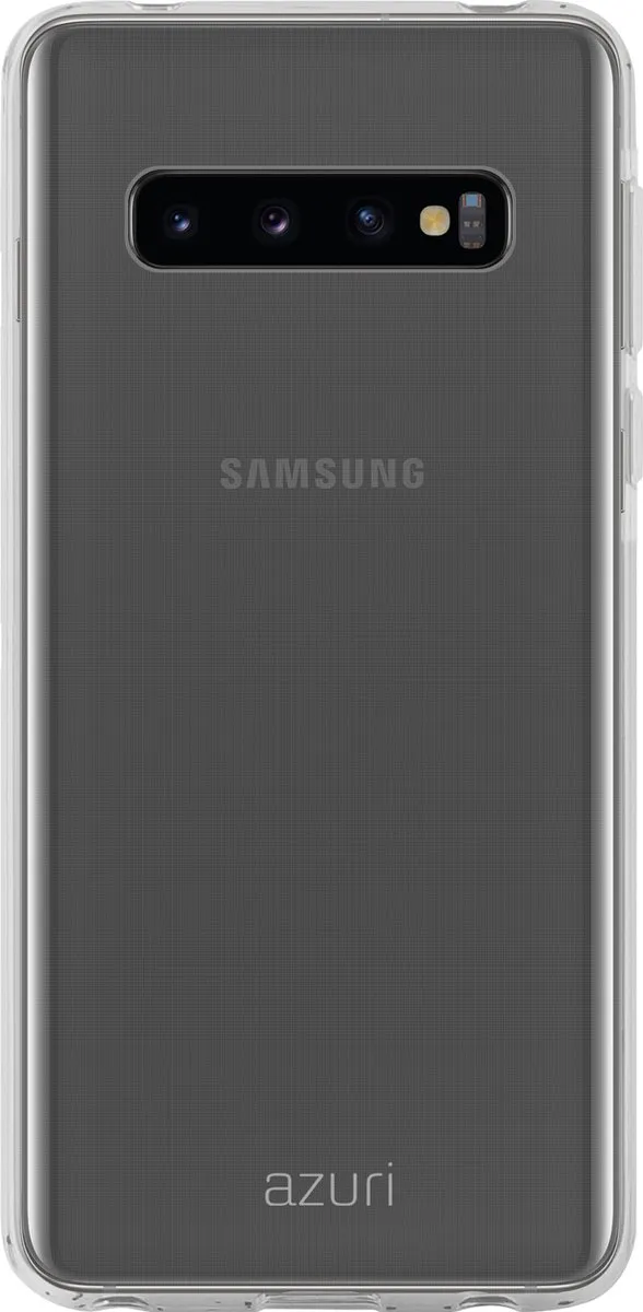 Azuri Samsung Galaxy S10 Hoesje AZTPUSAG973-TRA - Transparant