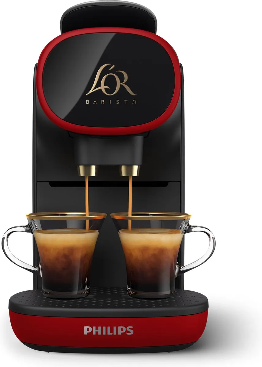 Philips L'Or Barista LM9012/51 Koffiecupmachine - Rood & Zwart
