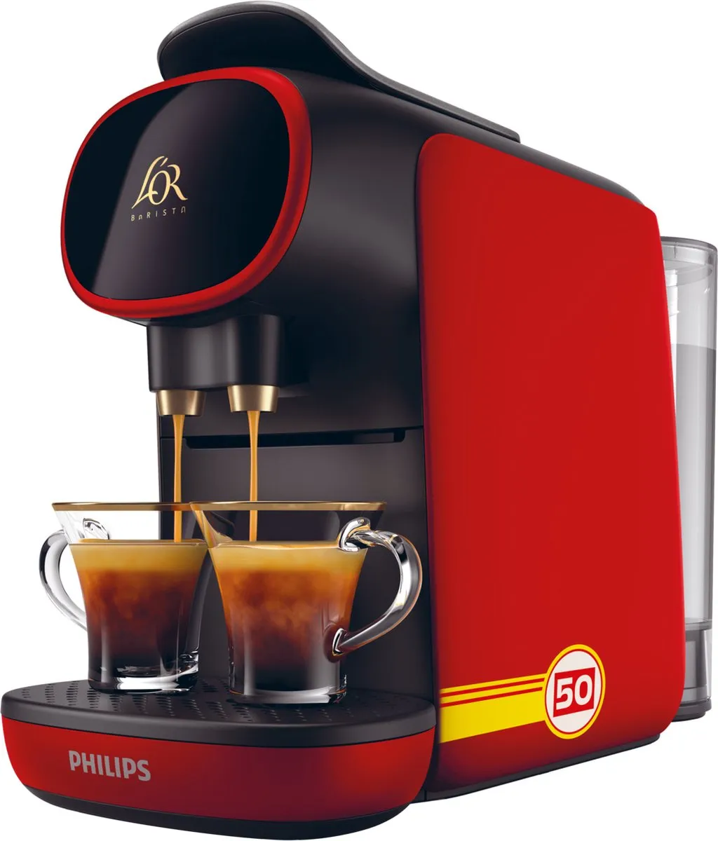 Philips L'Or Barista LM9012/51 Koffiecupmachine - Rood & Zwart - afbeelding 6 van 6