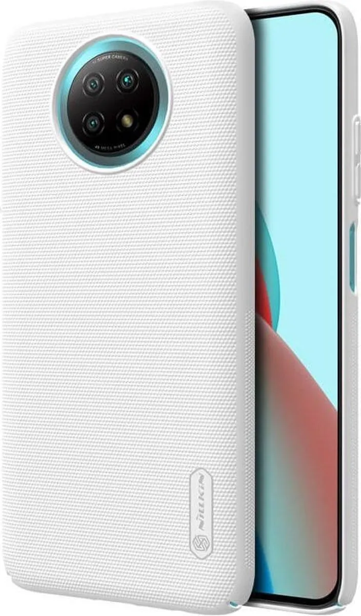 Nillkin Super Frosted Shield Hoesje Xiaomi Redmi Note 9T - Wit - afbeelding 5 van 6