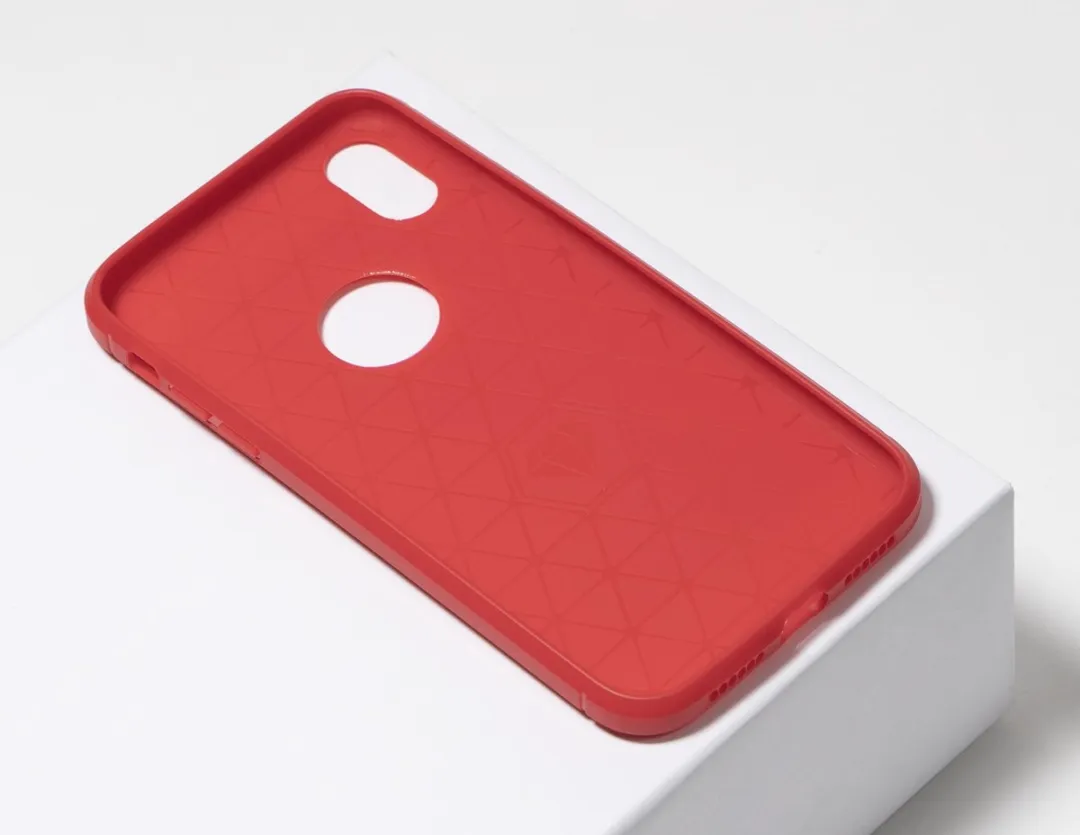 BMAX Carbon Hoesje iPhone XR - Rood - BMAX3154186