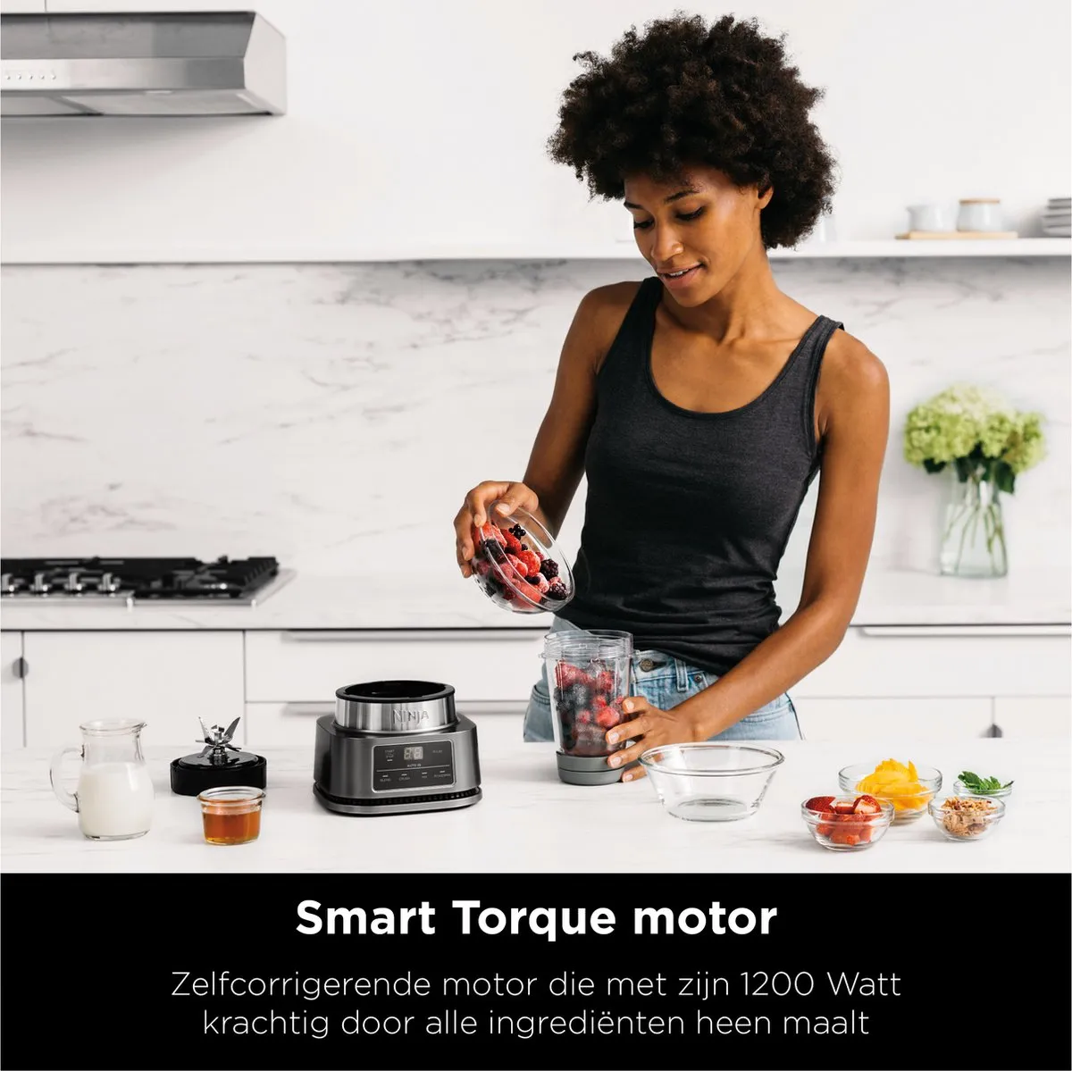 Ninja Foodi CB100EU Power Nutri Blender 1100W - 2.1L/700ml - afbeelding 6 van 6