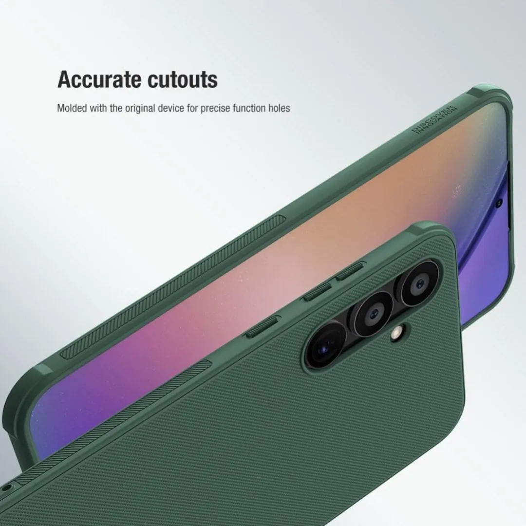 Nillkin Super Frosted Shield Hoesje Samsung Galaxy A55 - Zwart