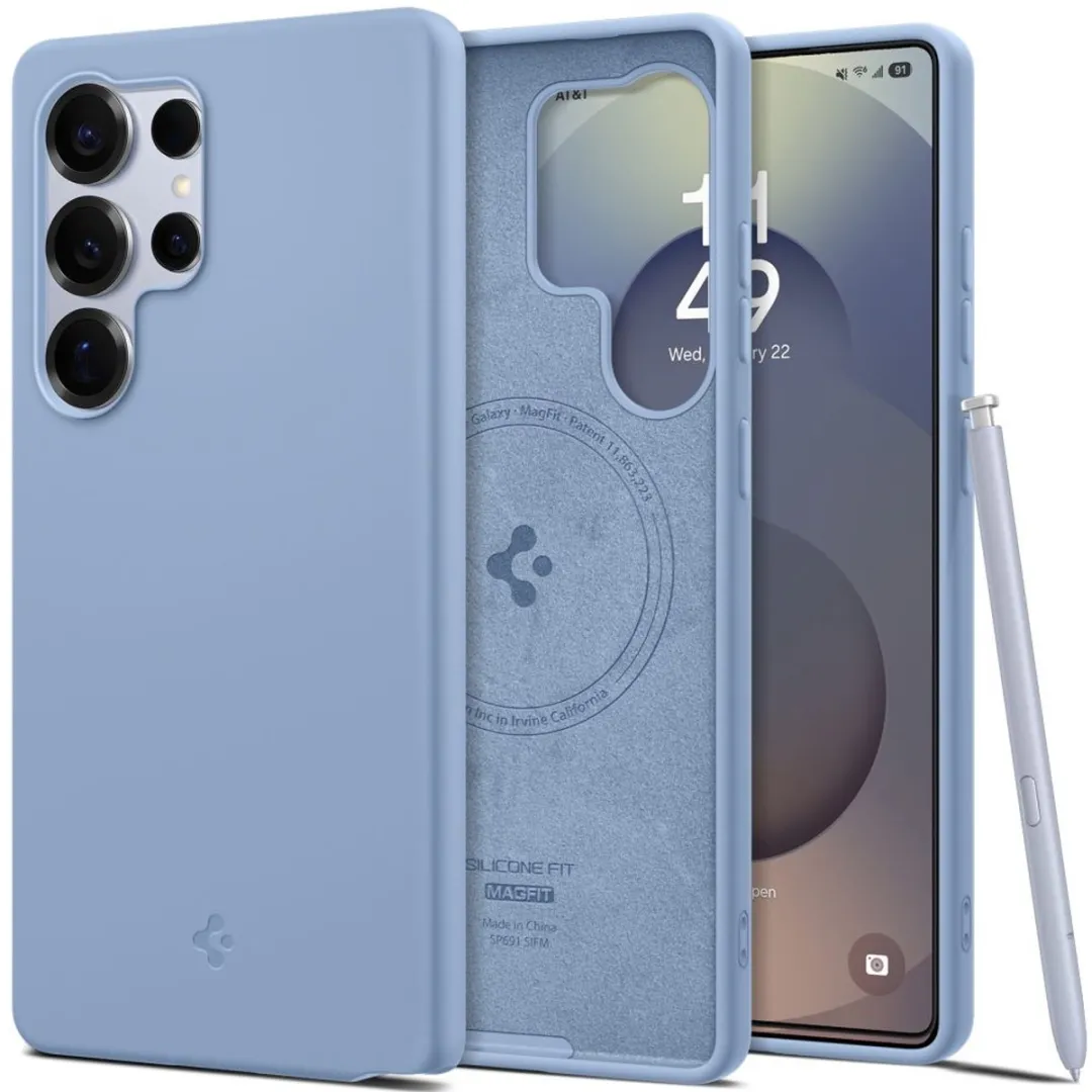 Spigen Siliconen Magsafe Case Galaxy S25 Ultra