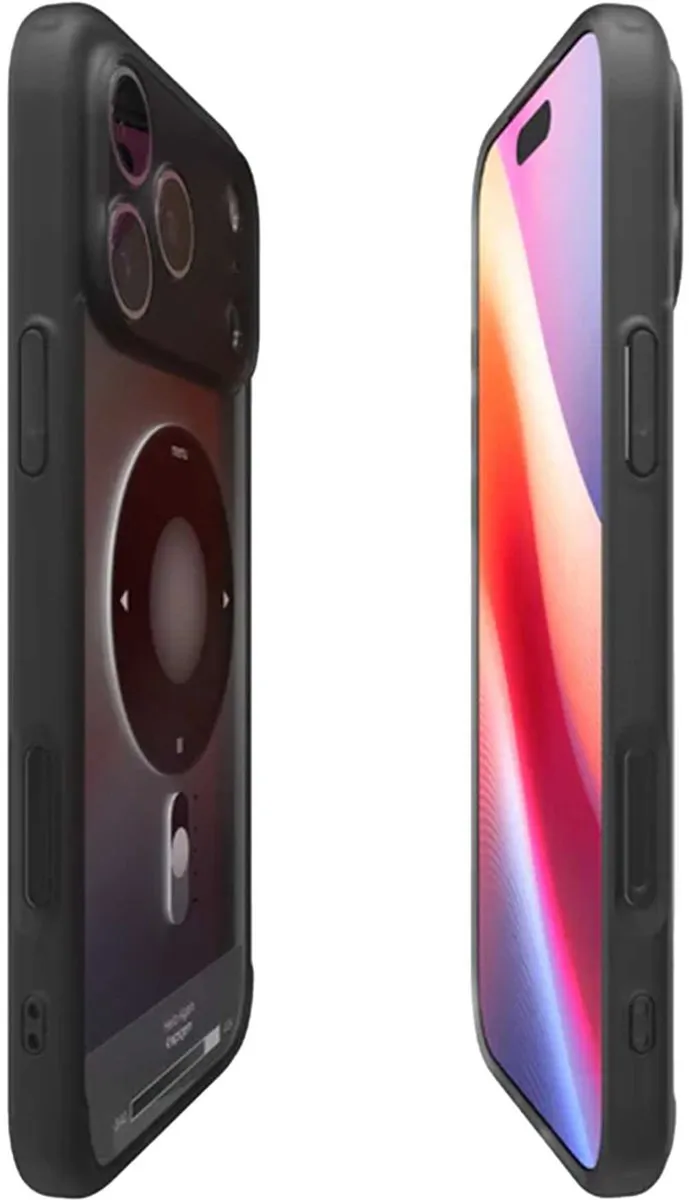 Spigen Ultra Hybrid Backcover ACS10356 - iPhone 17 Pro - Zwart - afbeelding 6 van 6