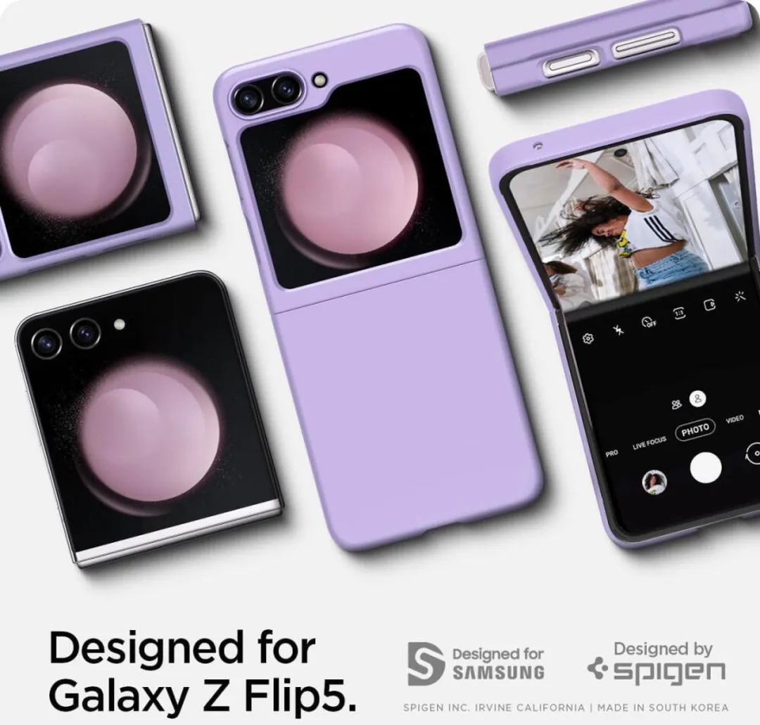 Spigen Hoesje ACS06232 Samsung Galaxy Z Flip 5 - Paars - afbeelding 6 van 6
