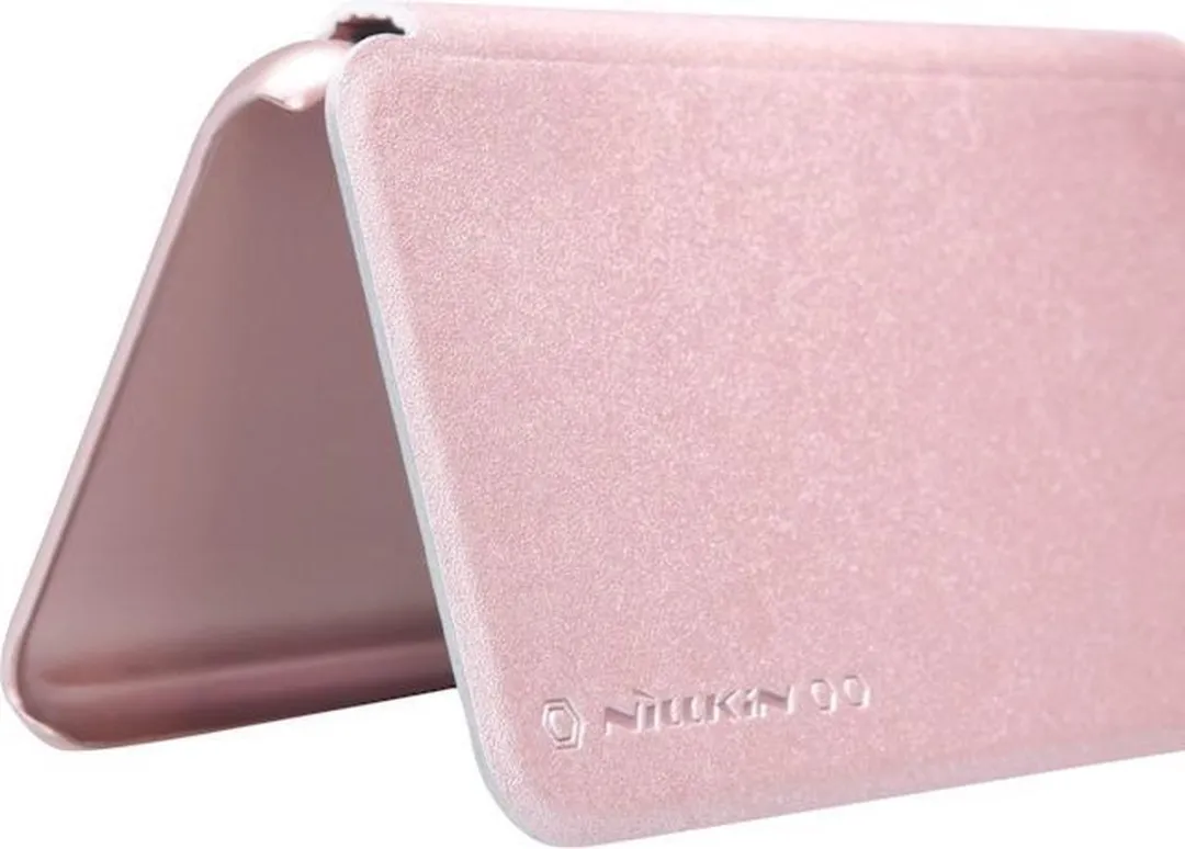 Nillkin New Sparkle PU Leder BookCase iPhone 6/6S - Roségoud - afbeelding 5 van 6