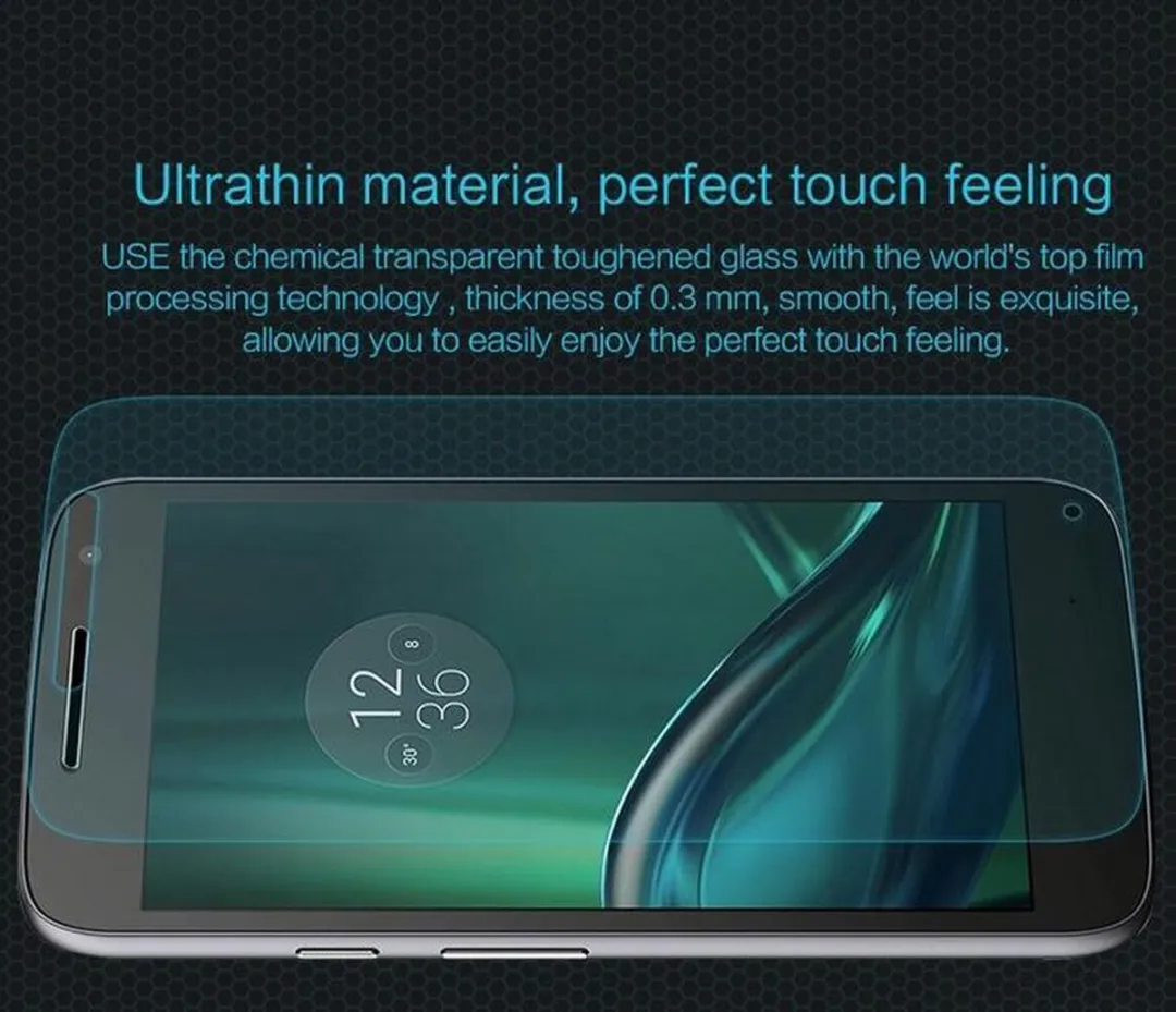 Nillkin Tempered Glass Screenprotector Motorola Moto G4 Play - afbeelding 6 van 6