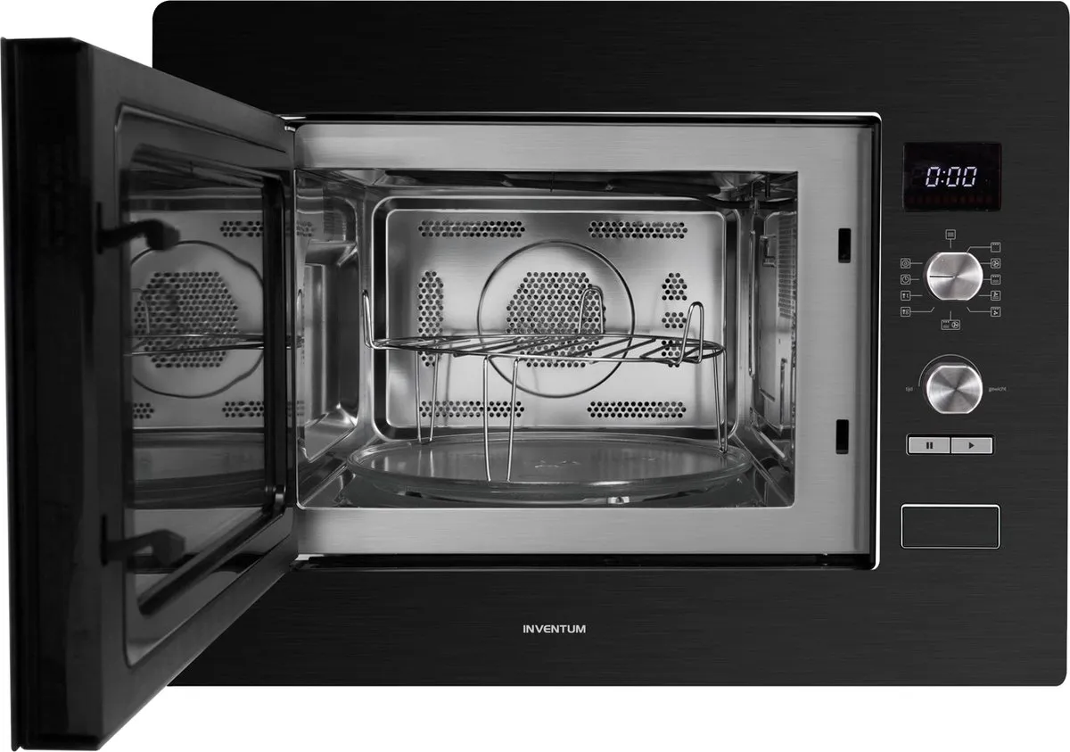 Inventum IMC6132FZWA Inbouw Combi-oven 32L - Zwart/RVS