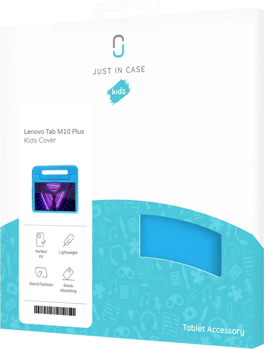 Just in Case Cazy Kinderhoes Lenovo Tab M10 Plus - Blauw
