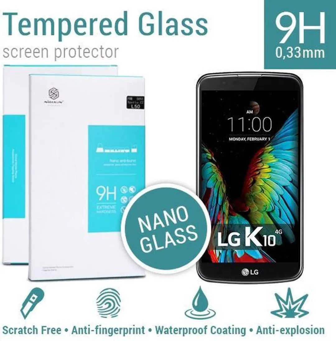 Nillkin Tempered Glass Screenprotector LG K10