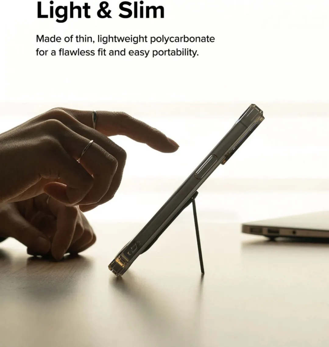 Ringke Outstanding Mini Kickstand - Telefoonhoesje - Zwart