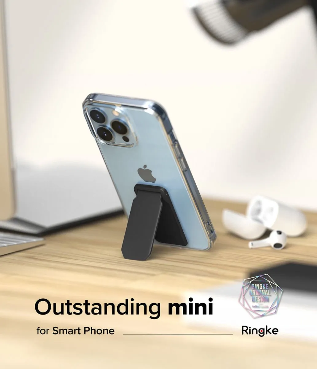 Ringke Outstanding Mini Kickstand - Telefoonhoesje - Zwart