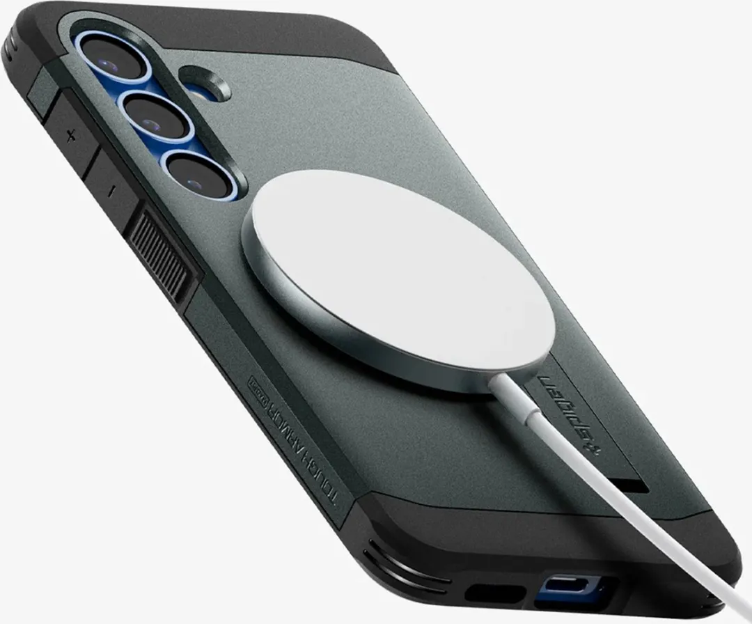 Spigen Tough Armor 13257 Hoesje - Abyss Groen