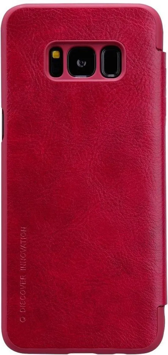 Nillkin Qin Series Hoesje Samsung Galaxy S8+ - Rood - afbeelding 3 van 5