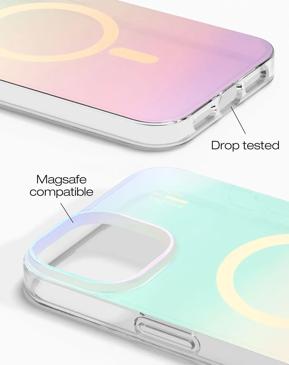 iDeal of Sweden Clear Case Mid MagSafe iPhone 13/14/15/16E - Shimmer