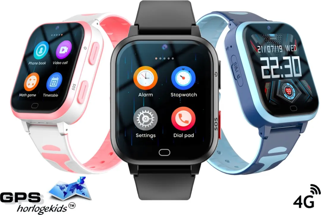 GPSHorlogeKids Yoda GPS Horloge - 4G Videobellen - Roze