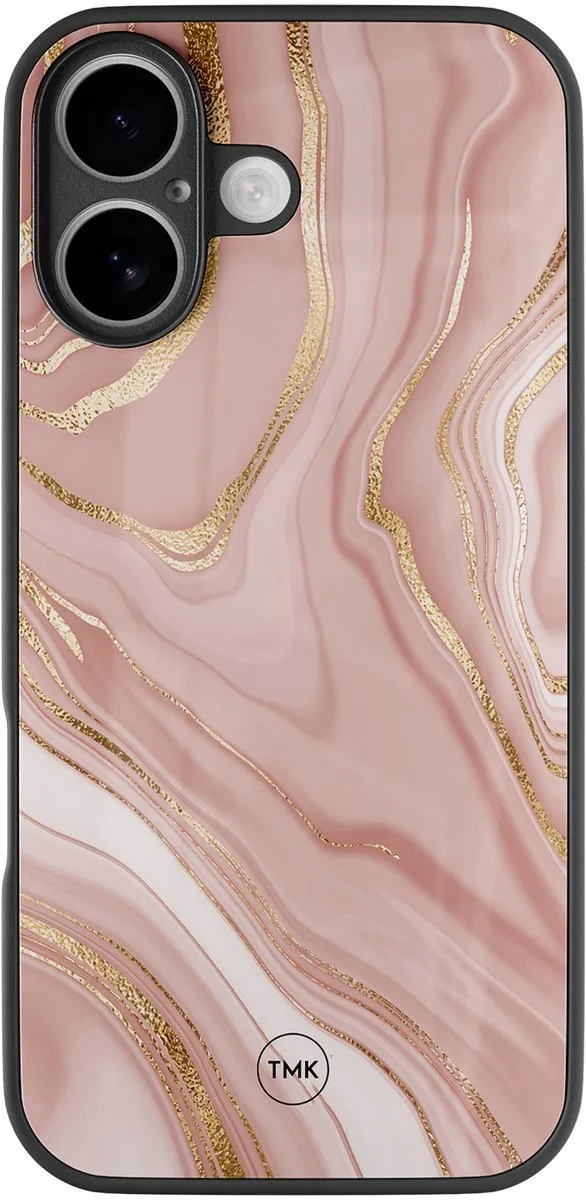 Casevibes iPhone 17 Hoesje Rose Marble